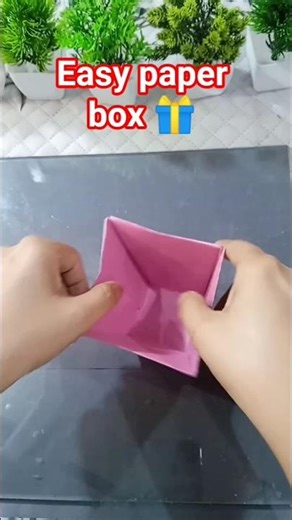 easy and simple paper box 🎁 tutorial #ytshorts #shorts #youtubeshorts #trending #viral #shortvideo