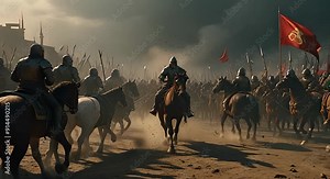 Medieval Cavalry Charge