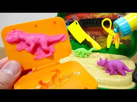 【粘土造形ラボ】ティラノサウルスやトリケラトプスを精密に型抜き！恐竜クリエイトキットの全造形ツール機能解析