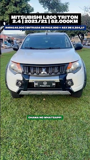 L200 Triton Sport GL 2.4 Diesel 4x4 A picape que encara qualquer terreno…