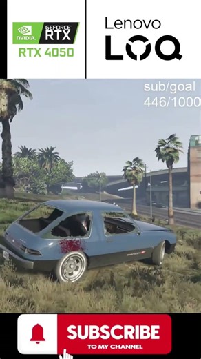 Loq i5 13th gen rtx 4050 gta5 max setting gameplay #gta5 #loq