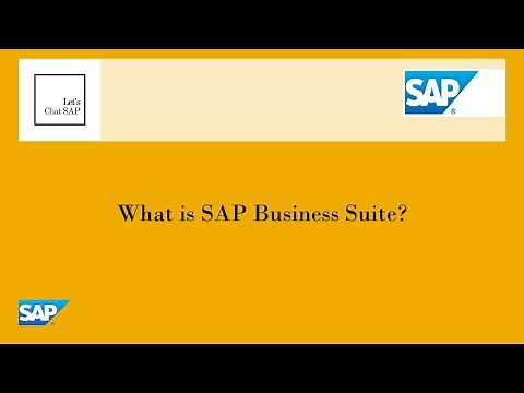 What is SAP Business Suite