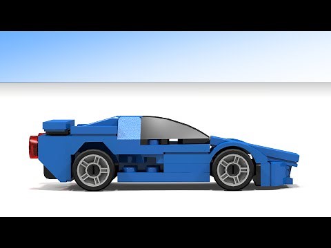 How to Build a small Lego Bugatti EB 110
