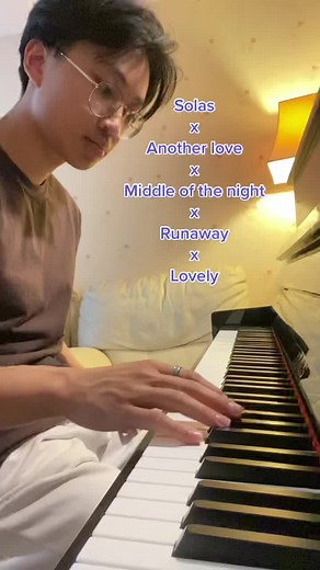 5 musiques en moins de 40 sec (Part 2) 🎹 #piano #solas #anotherlove #middleofthenight #pourtoi