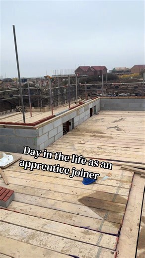 Definitely need to get better at day in the life’s but we move #joinery #apprenticeship #apprentice #joists #fyp