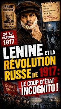 Lénine et la Révolution Russe de 1917 - Le coup d'État incognito