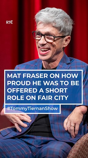 Actor Mat Fraser talks about how proud and grateful he was to be offered a short role on Fair City #TommyTiernanShow | RTÉ One