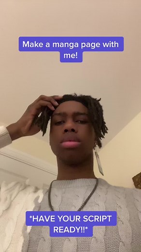 Creating a Manga Page: Planning, Sketching, and Inking Process