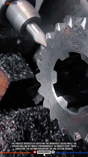 Innovation Gear Finishing: High Precision, Tapered Milling, Extreme Accuracy #tech