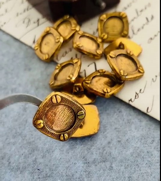 Retro Brass Steampunk Button Set, Metal Costume Buttons, Quirky Fashion Fasteners - Etsy