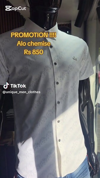 Alo Chemise: Rs 850 Promotion - Mauritius