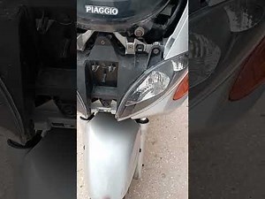 Resetting the service light on the Piaggio X9 125