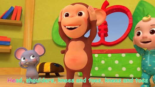 45K views · 786 reactions | Head Shoulders Knees & Toes - Cocomelon (ABCkidTV) Nursery Rhymes & Kids Songs | Kidtv-channel For Baby | Facebook