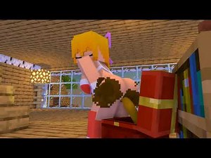 Christmas - Minecraft Girl Poop Animation