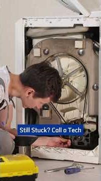 asher Wont Drain? Quick Fixes You Need to Try! All Appliance Repair #shorts