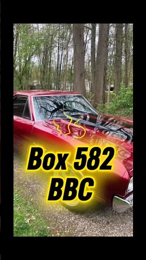 This Cool El Camino got a Beautiful Custom 582 bBig Block for its Power Plant.