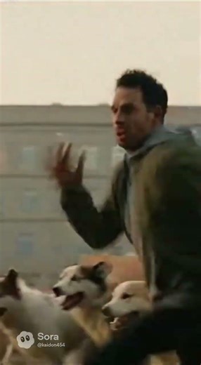 1 million dogs chasing a man