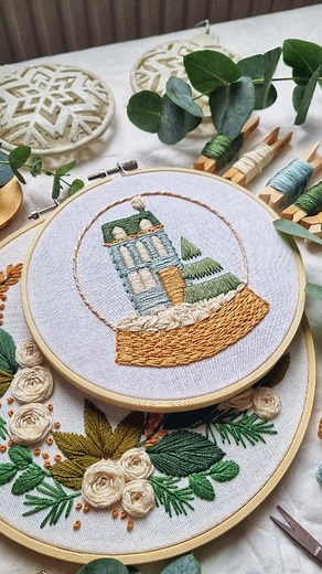 ❄️ Stitching the Snow Globe pattern! ✨ Bring winter magic to your embroidery with this cozy, beginner-friendly design — perfect for gifts or seasonal decor. 💥 Black Friday Sale – 30% off ALL patterns! Grab this and more festive designs before the deal ends. #christmasembroidery #holidayembroidery #christmasdecorideas #handmadechristmas #christmascrafts #christmasgiftideas #stitchmas #holidaystitching #christmasdiy #christmasvibes #embroidery #handembroidery #embroideryart #embroiderydesign #thr