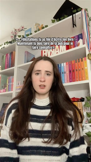 « - Félicitations tu as fini d'écrire ton livre ! »