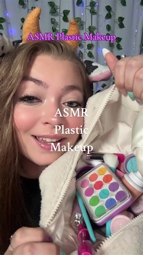 ASMR Plastic Makeup | Relaxing and Immersive Toy Makeup Experience