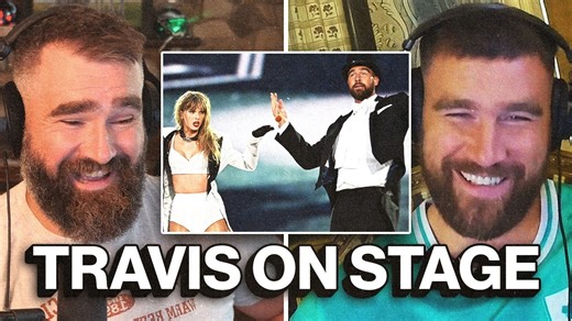 Travis talks to Jason about his experience on stage at the Eras Tour, and what he was thinking when he was carrying Taylor. | New Heights