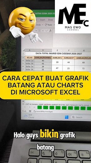 HOW TO QUICKLY MAKE BAR GRAPHS OR CHARTS IN EXCEL‼️ #shorts #charts #graphs #diagram #excel