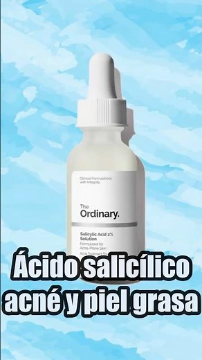 The Ordinary Salicylic Acid 2% for combination, oily, and acne-prone skin. #dermatology #skincare...