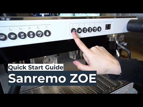 Sanremo Zoe Quick Start Guide | Bridge Coffee Roasters