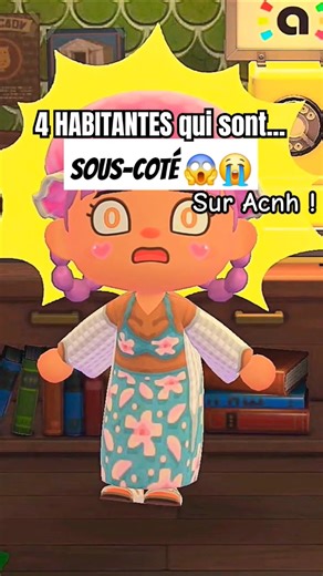 J'AIME PAS LES HABITANTS POPULAIRES ! #animalcrossingnewhorizons #animalcrossing #acnh #shorts