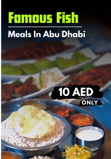 Delicious Fish Thali for Just 10 AED in Abu Dhabi
