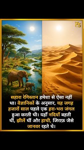 3.1K views · 73 reactions | Sahara Desert’s Green Past! . . Thousands of years ago, the Sahara was a lush land with rivers, lakes, and wild animals. . . Follow Fact Samrat for more facts. . . #SaharaDesert #AncientHistory #NatureFacts #UnbelievableFacts #MindBlown | Fact Samrat | Facebook