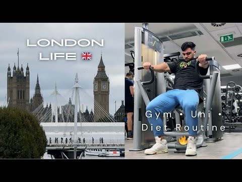 A Day in My Life in LONDON🇬🇧| Gym, University & Diet Routine 🔥