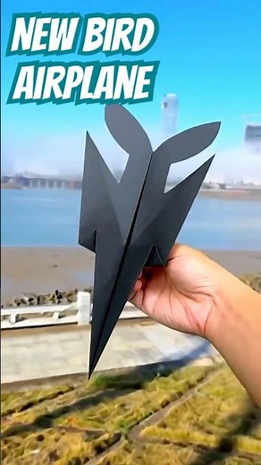 How to make homemade bird airplane #diy #papercraft #paper #origami #craft #art #shorts #craftideas