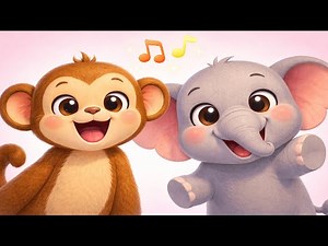 Jungle Animals Hello Song | Hello Hello Song for Kids | Learn Greetings with Animals