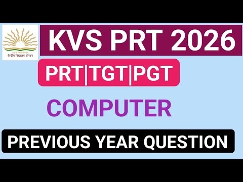 KVS Computer Literacy|NVS Computer Literacy| Computer previous question| #computerclassa|#KVS|#NVS|
