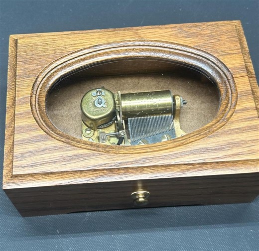 Vintage Thorens Oak Music Box as Time Goes By - Etsy