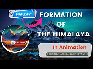 Formation of Himalaya In Animation II How Mountains Are Formed II