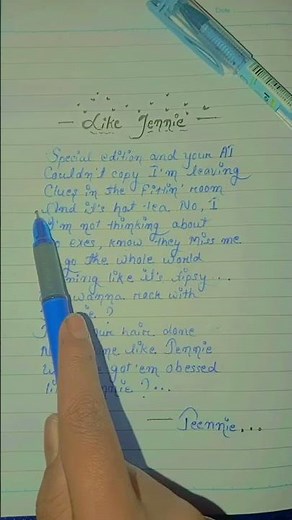 like Jenny lyrics#k-pop idol#blackpink