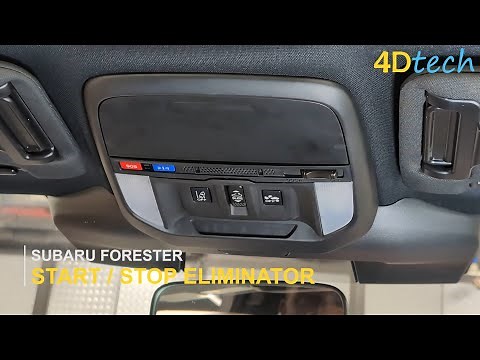 Subaru Forester DISABLE Auto Start/Stop Feature - Turn ON and OFF permanently! [2022-2024]