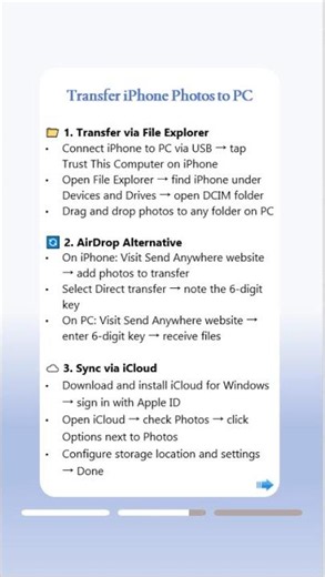 Transfer iPhone Photos to PC Without iTunes#iphonetips #phototransformation