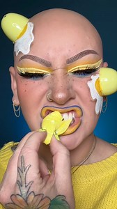 20K views · 488 reactions | Easter Makeup on my EGG head!  #makeuptutorial #makeupartist #makeupideas #easter #creativemakeup #makeupreels | Abby Wren Holland | Facebook