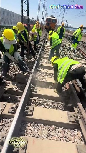 The Crucial Step Before Rail Replacement! Ballast Cleaning Process for Safety & Efficiency!