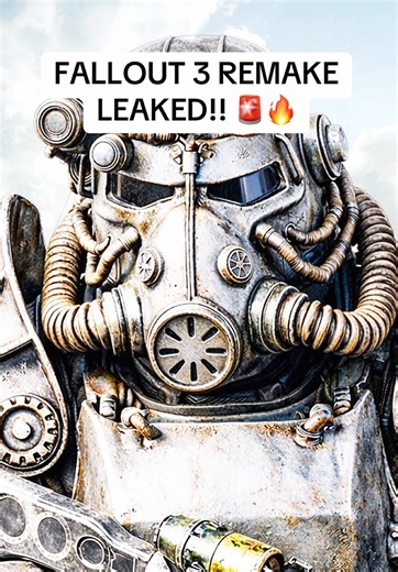 Fallout 3 Remake Just LEAKED!! 🚨🔥 #fallout #fallout3 #gaming #gamingontiktok #fyp