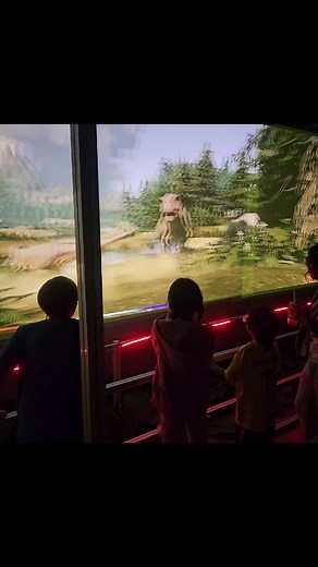 hologram zoo Brisbane #cannonhill #animals #Technology #3d #entertainment #zoo #thingstodo #crazy #scary #real #dinosaur #trex