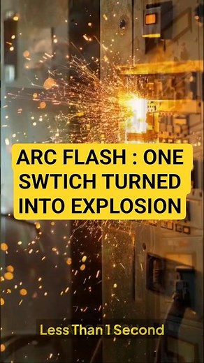 ⚡ Arc Flash: One Switch Turned Into an Explosion