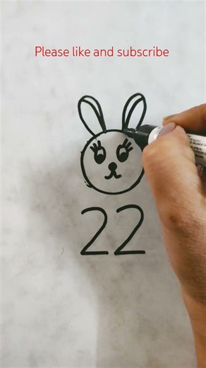 How To Draw A Cute Rabbit || easy rabbit drawing || #howtodraw #schoolproject #yt #art #easydrawing