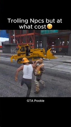 Trolling but at what cost 😭 #gta5