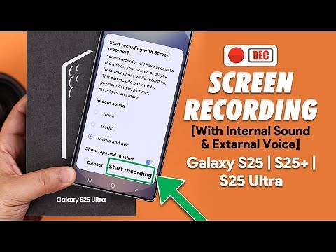 Galaxy S25 Ultra/S25+: How to Screen Record on Samsung!