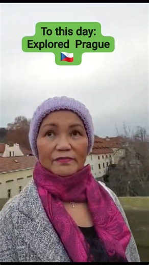 Reflecting on my fond memory of Prague 🇨🇿, this day marked my arrival in Praha, and the next day was spent exploring the city's numerous historical sites. 📚🗺️🏙️💕 #Global #prague #travelblogger #StarSender #friendsfollowersViewers | Lin Rosa