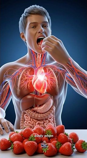 What Happens Inside Your Body When You Eat Strawberry for 7 Days #strawberry #humanbody
